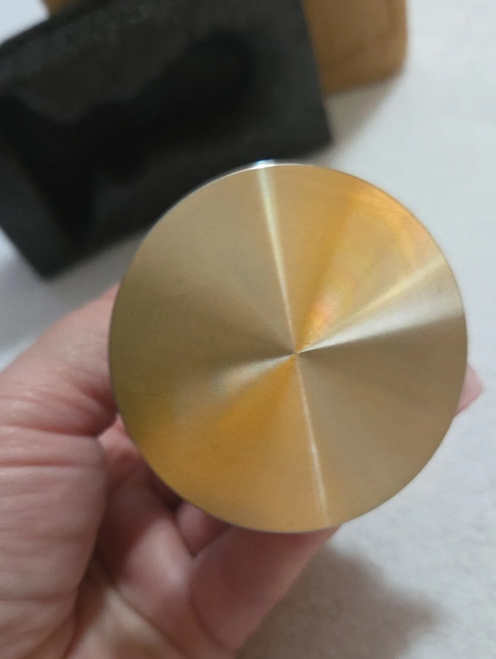 YUNGLUNER 58.5 STAINLESS STEEL   ESPRESSO TAMPER